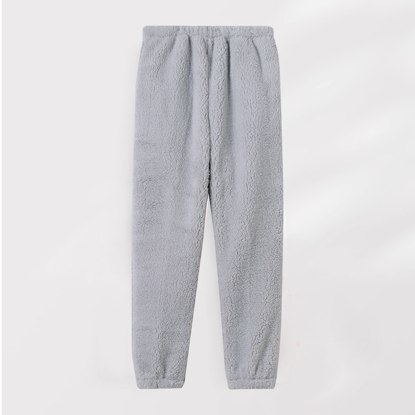 美标秋冬男士珊瑚绒睡裤加厚保暖舒棉绒长裤可外穿法兰绒家居裤子