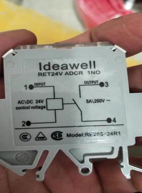 [议价]全新Ideawell继电耦合型端子排 RET24AD