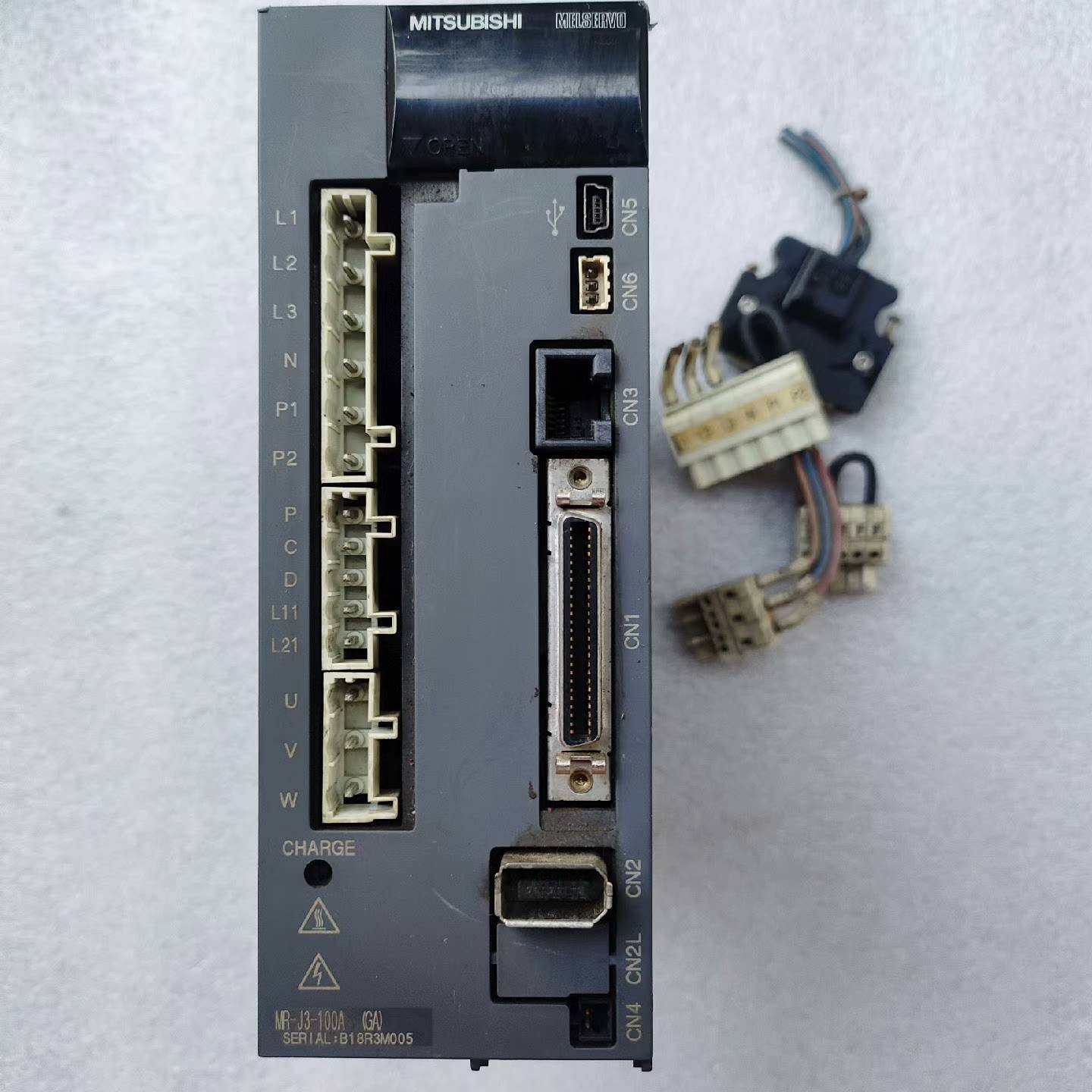 [议价]MR-J3-100A (GA)三菱伺服驱动器，二手剪线