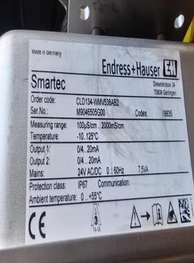 [议价]E+H Smartec德国电导率仪CLD134-WM