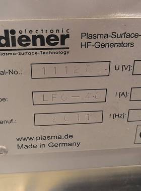 [议价]德国diener等离子清洗机电源。完好可用