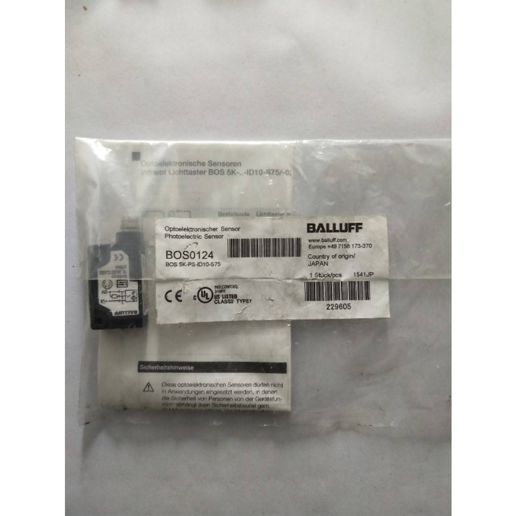 [议价]全新 BOS0124 BOS 5K-PS-ID10-S75