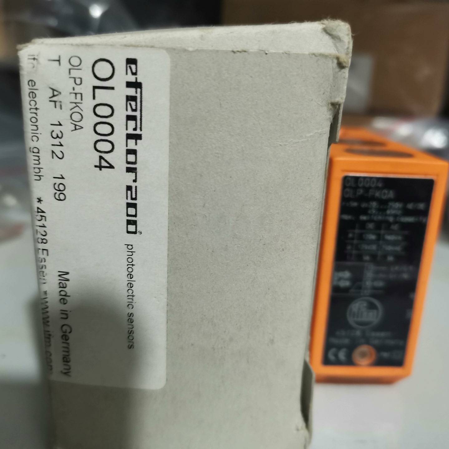 [议价]全新德国IFM易福门光电传感器 OL0004，型