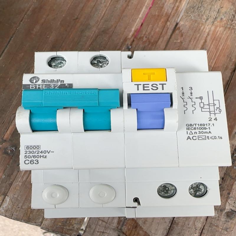 [议价]士林断路器 BHL 32 2P+N漏电保护 63A