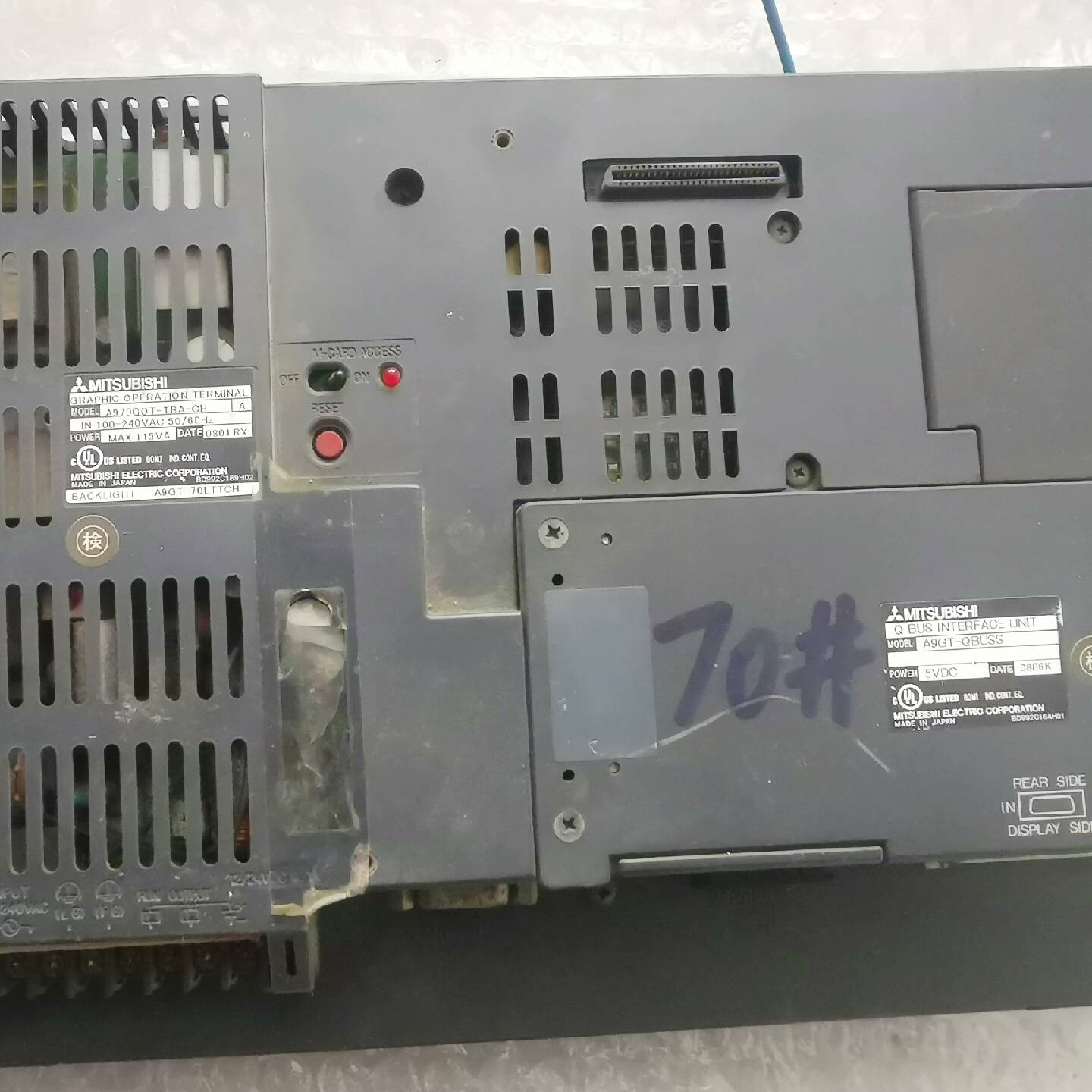 [议价]三菱触摸屏A970GOT-TBA-CH 三菱A9GT-QBU