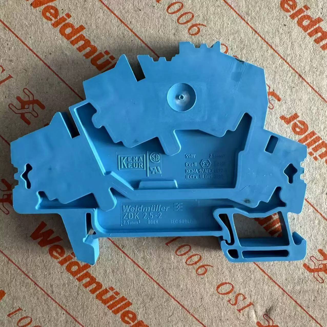 [议价]魏德米勒 ZDK2.5-2V BL Z系列蓝色弹簧式接