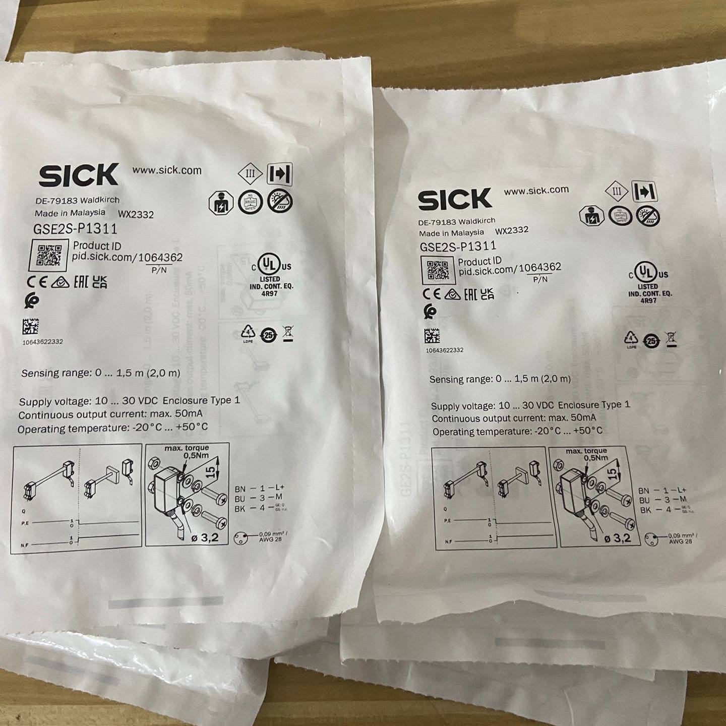 [议价]SICK西克GSE2S-P1311货号1064362，全新原