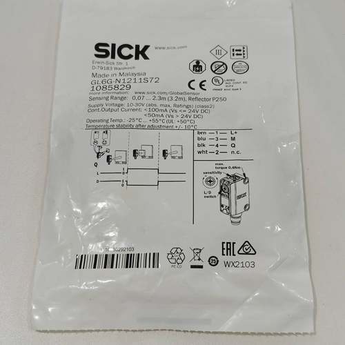 [议价]全新SICK西克传感器GL6G-N1211S72，货号108