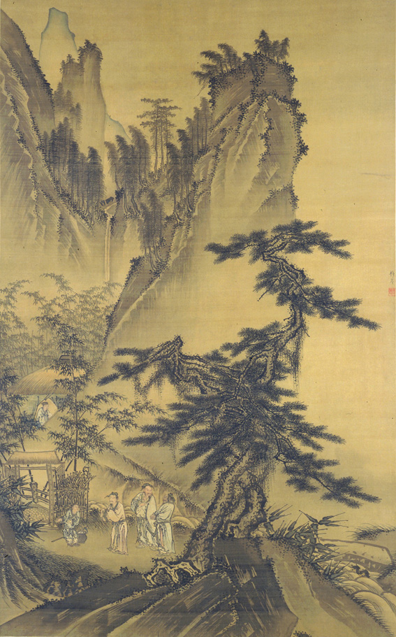 三国演义故事 刘玄德三顾茅庐 宋画风格 三国人物饭店居家装饰画图片