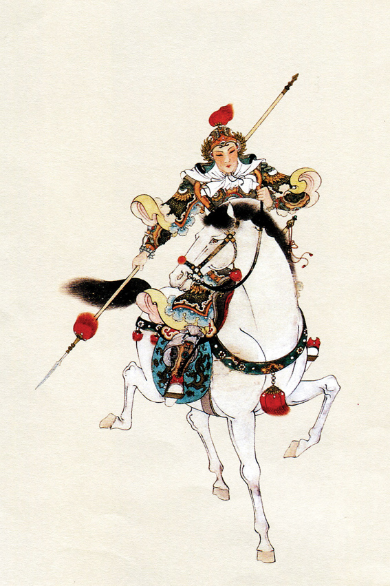 赵子龙三国人物装饰画