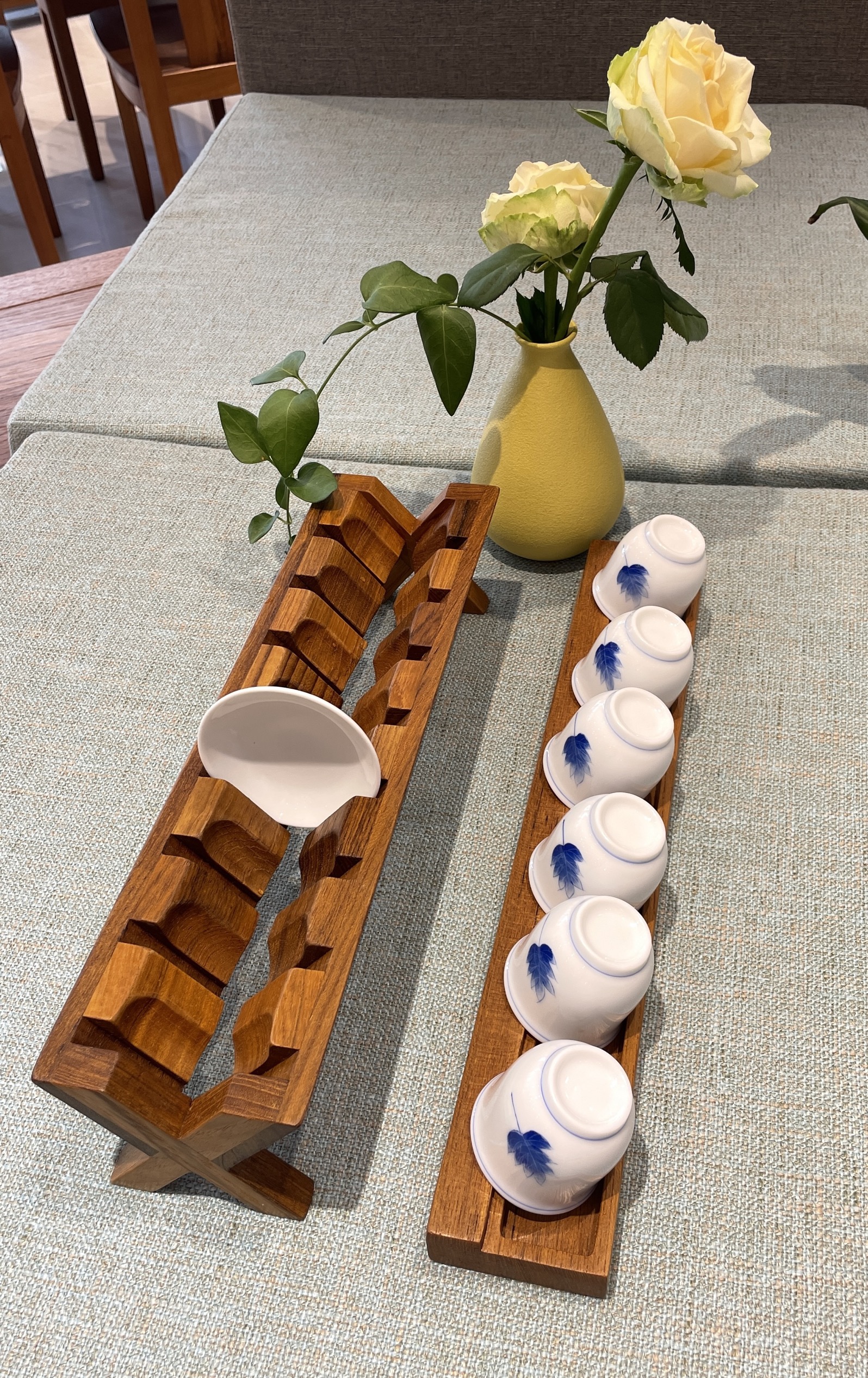 实木耐腐茶杯架可水洗
