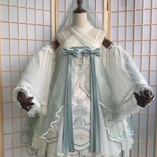 药师篇章Lolita裙中华风优雅洛丽塔全套JSK古风连衣裙夏季 现货