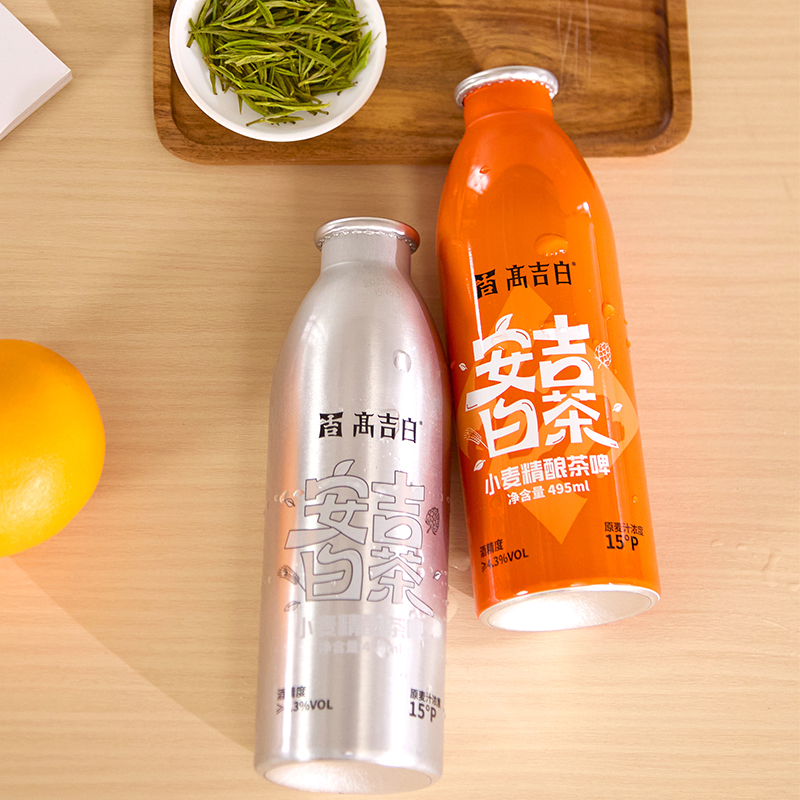 高吉白安吉白茶精酿啤酒495ml