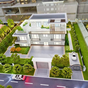 定制别墅模型别墅沙盘模型制作厂家专注制作别墅模型