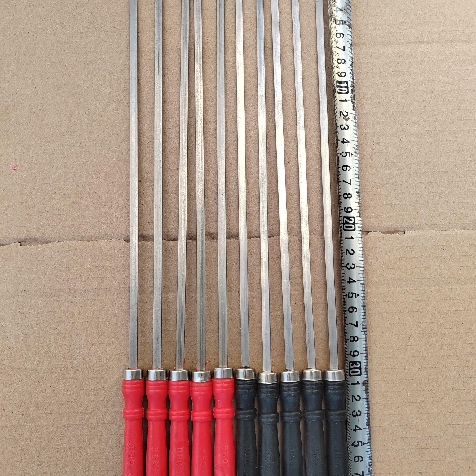 加厚烧烤签新疆烤肉签子防烫塑料柄烧烤签羊肉串烧烤签子商用烤串 加厚烧烤签新疆烤肉签子防烫塑料柄烧烤签羊肉串烧烤签子商用烤串