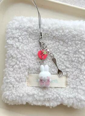 【番茄米菲酱】ccd挂绳手作串珠自制少女心ins风手机链可爱咕挂件