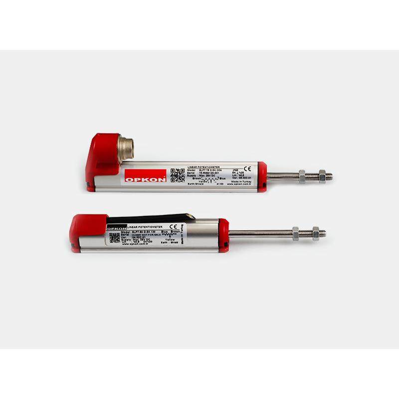 OPKON微型拉杆电子尺SLPT25 50 75 100 150D5K1M位移传感器电阻尺