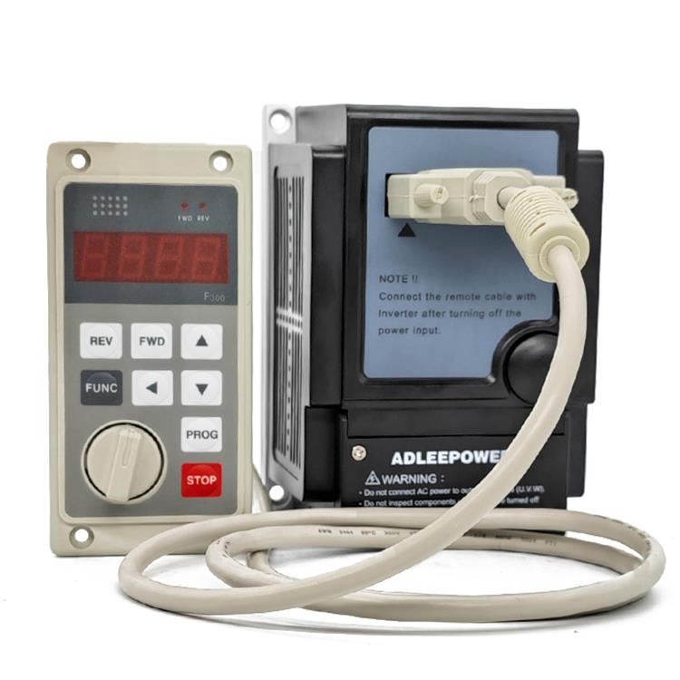 ADLEEPOWER爱德利变频器220VAC AS2-107R 1HP 0.75KW变频调速器