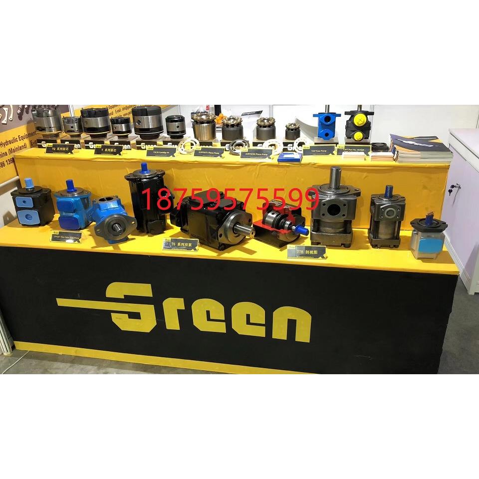PV2R1-23-FR台湾Green低噪音叶片泵高压油泵冲床油泵PV2R1-25