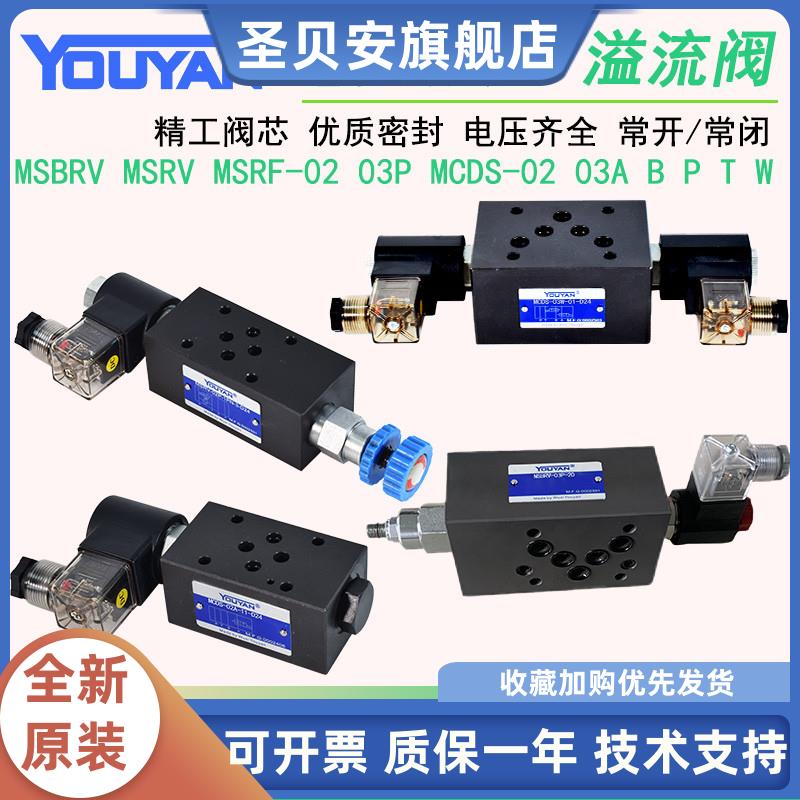 MSRV-03P叠加式电控流阀MS