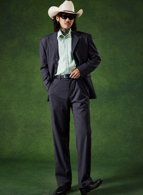 PUBLIC RADIO 90S美式复古赌场风云西裤长裤中性嬉皮士墨西哥风情