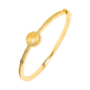 轻奢小众设计感手链 金色K金开口简约时尚 Name.s手镯女款 2025新款