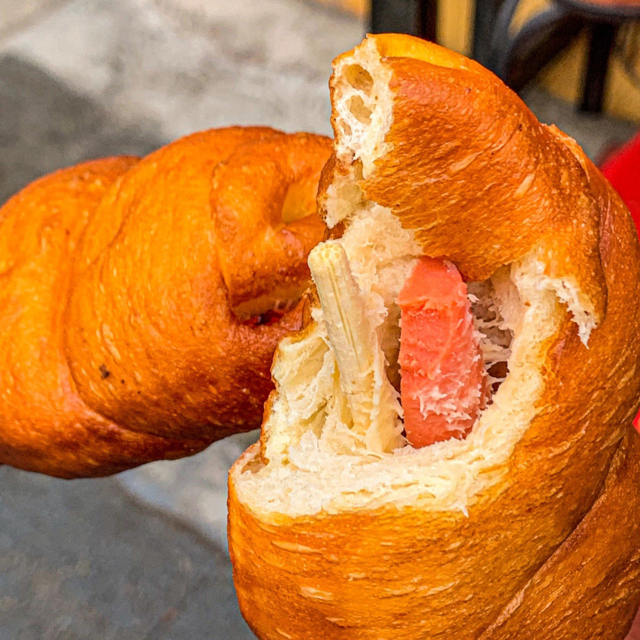 新款老式鸡腿面包夹心早餐儿时零食80后老式豆沙肉松火腿热狗面包