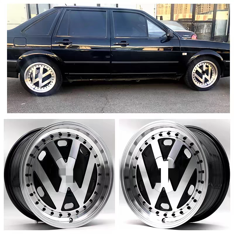 宽边改装轮毂VW14寸普桑塔纳15寸16寸高尔夫Polo宝来捷达铝合金圈