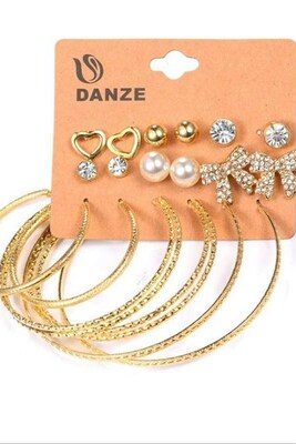 stud earrings for women created rinestone earings耳环套装