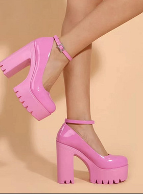 14cm women high heel shoes single shoes big size 43高跟鞋女