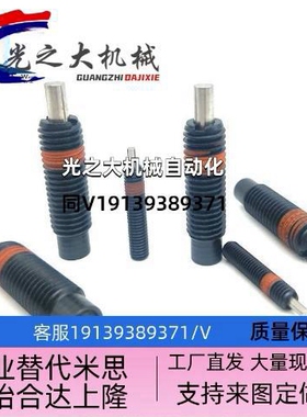 PJLF5/6/8/10/12-3/5/10 粗牙平头轻载型弹簧柱塞