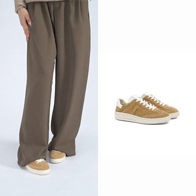 DEAL得乐【护膝板鞋】2025软底软面百搭小众女鞋2E1528101