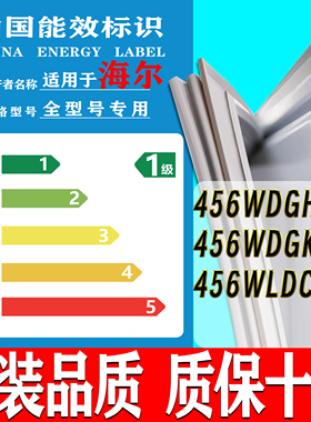 适用于海尔冰箱BCD-456WDGH 456WDGK 456WLDCN门密封条磁性门胶条