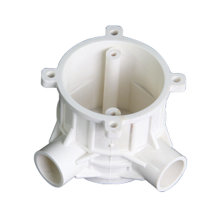 PVC预埋司令箱 灯头盒分线盒高深八角暗装圆接线盒一 二 三四曲叉