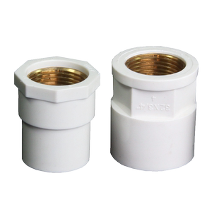 PVC25水管入铜直接头20 32给水异径内丝直接4分6分1寸内螺纹 大全