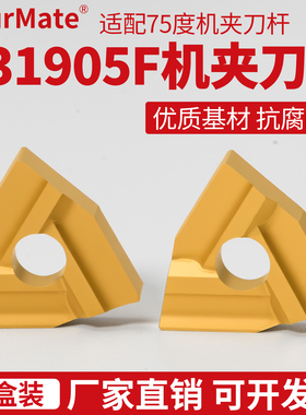 桃形普通机夹车刀头 T31605F T31905F黄色涂层合金刀片开粗神器