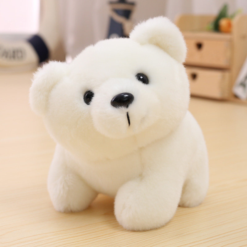 创意可爱北极熊毛绒玩具海洋馆公仔超萌玩偶迷你小号娃娃礼物女孩