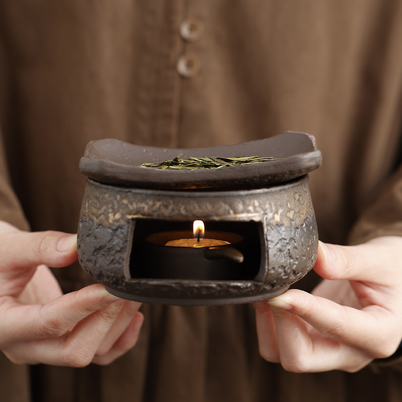 粗陶焙茶炉陶瓷茶叶提香器蜡烛加热烤茶醒茶烘烤炉熏香炉烤咖啡豆,餐饮具,煮茶炉,淘宝优惠券,粉丝福利购,淘宝优惠卷