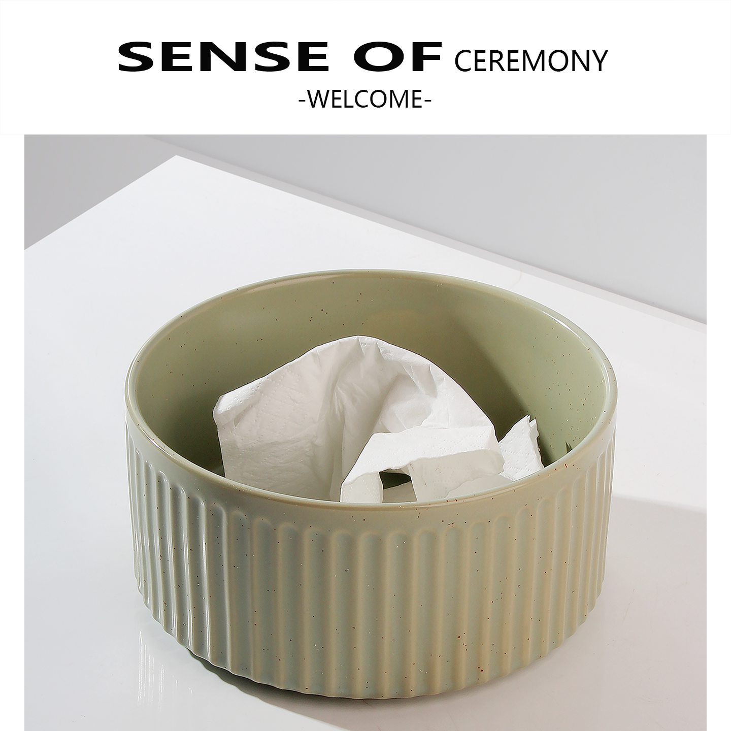 黑色桌面垃圾桶客厅茶几陶瓷简约卫生间卧室家用厨房桌上小号餐桌