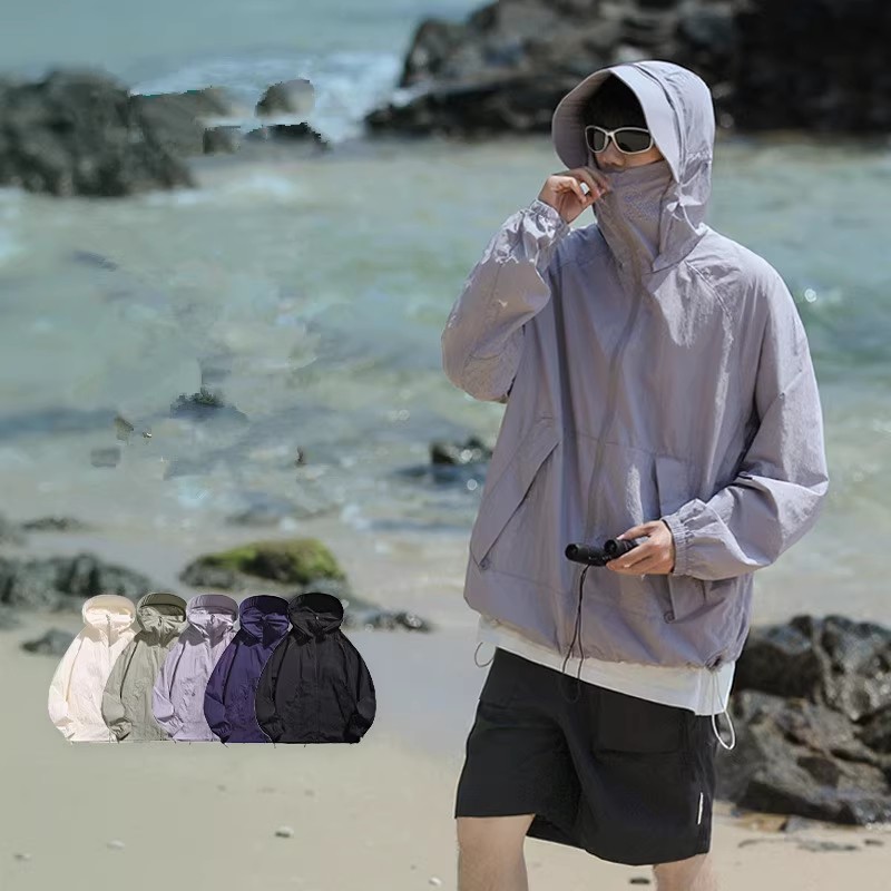 冰丝防晒上衣女露营轻薄防晒服