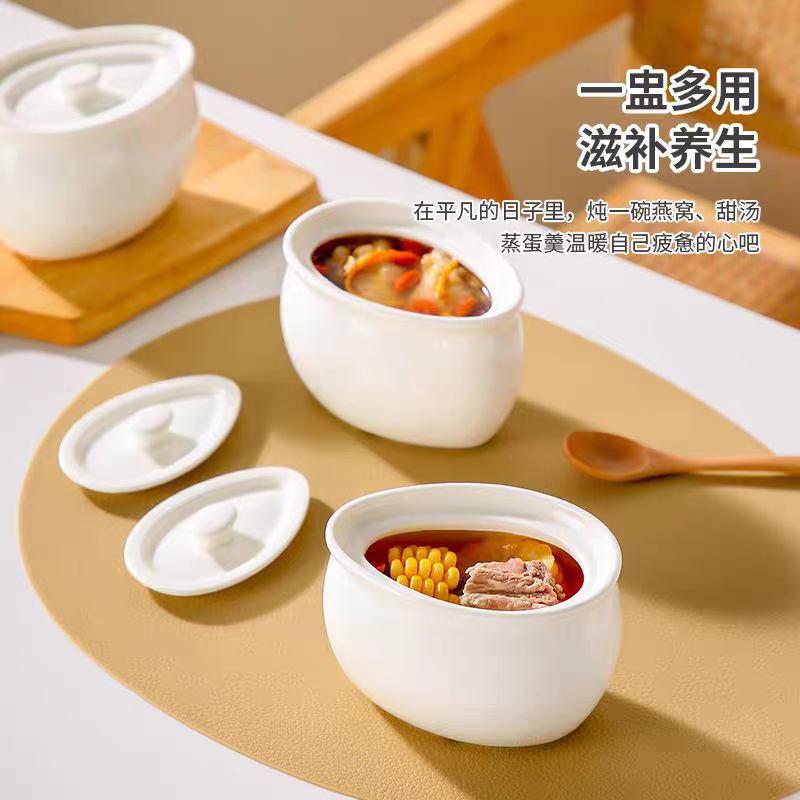 蒸锅用陶瓷隔水炖专用炖盅图片