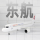 Skymold飞机模型东方航空a320空客仿真航模带轮灯光客机收藏摆件
