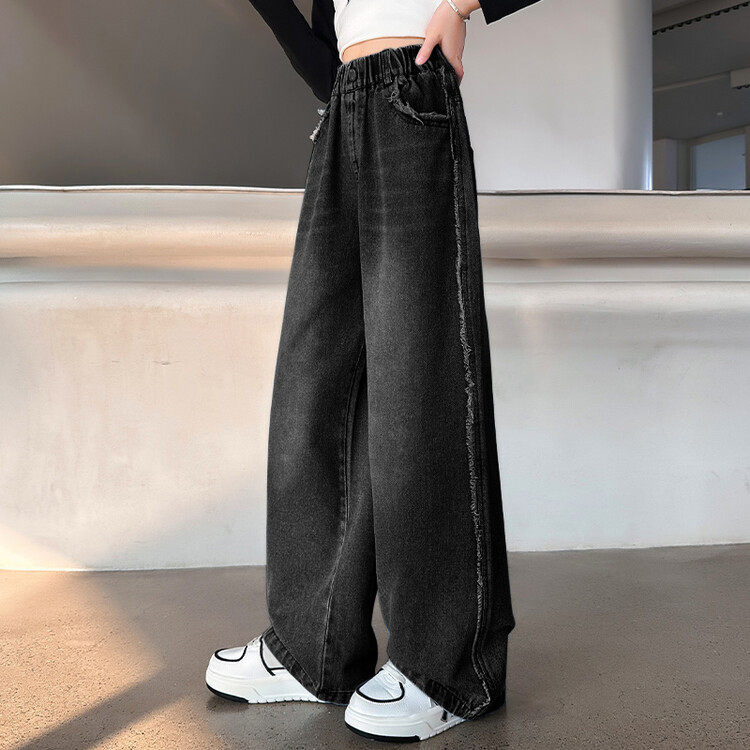 女童阔腿裤春秋大童宽松