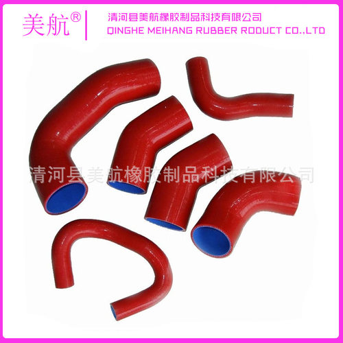 供应夹线夹布耐油阻燃耐火硅胶管 汽车工程机械胶管  厂家