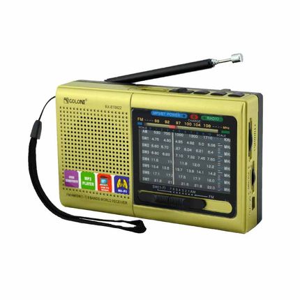 复古款全波段收音机便携指针调台插卡收音机老款收音机