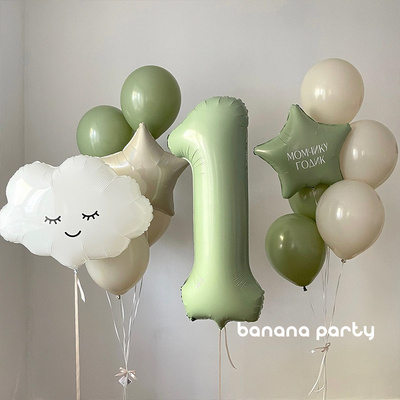 春日气球布置生日拍照幼儿园活动