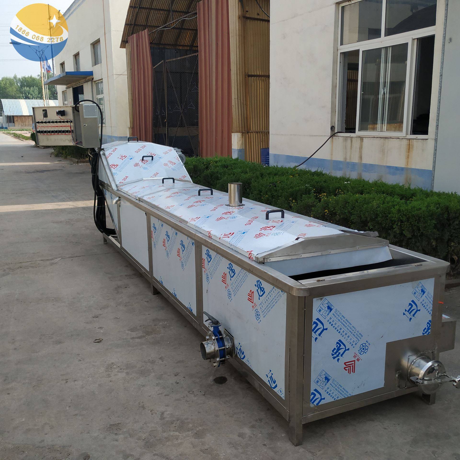 食用菌清洗机设备 自动清洗漂烫流水线作业 香菇喷淋清洗机8