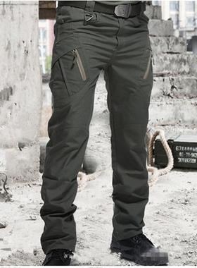 ockets Waterproof Wear Resistant Casual Cargo Pants Men 2022