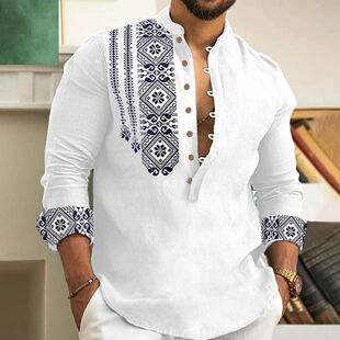 irt Blouse Loose Henley V-Neck Beach Tops T Shirts As a gift