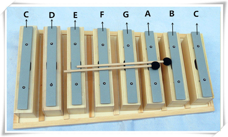 正品奥尔夫打击乐器17音铝板琴10音砖音块幼儿园教具手敲琴木琴演